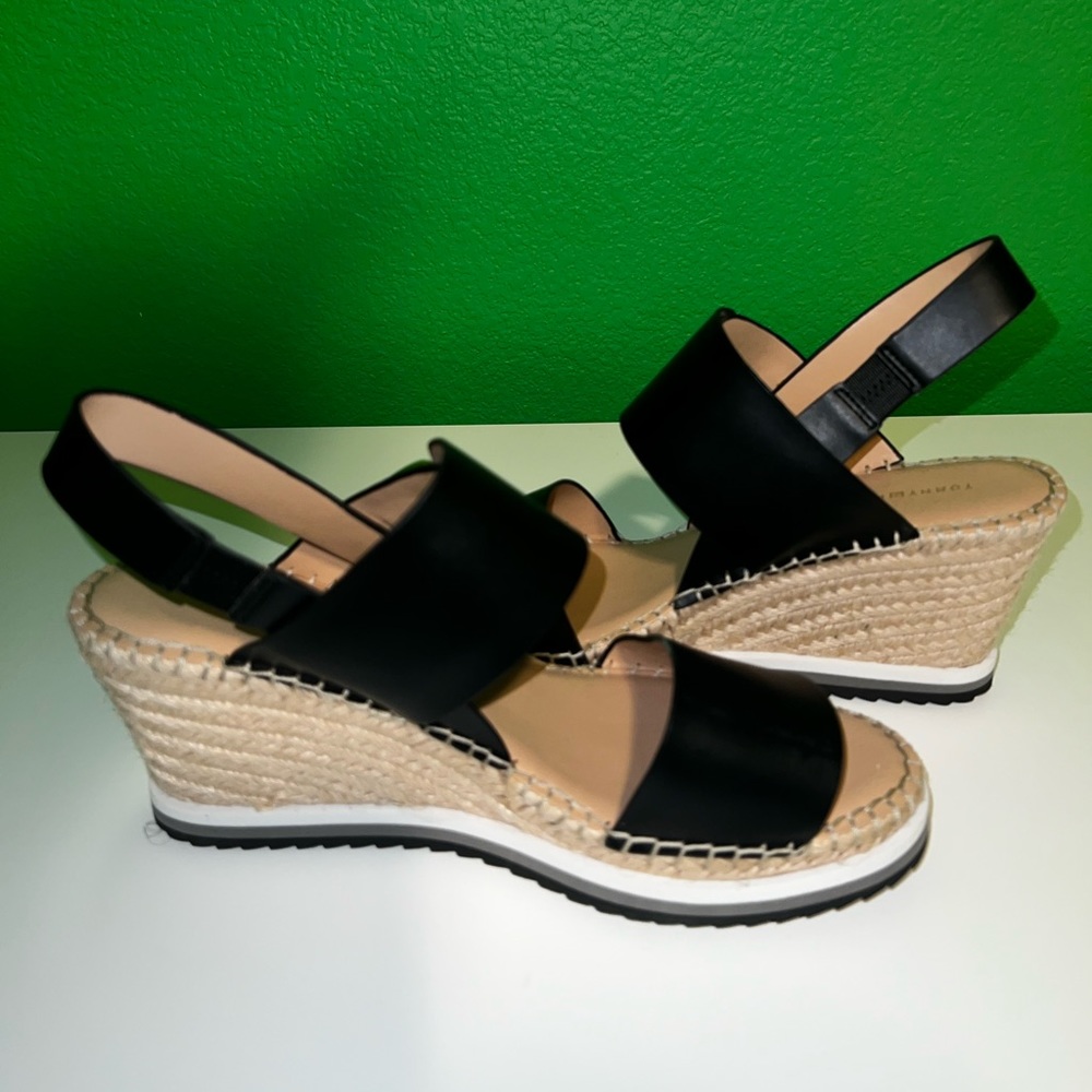 Black Tommy Hilfiger Wedges
